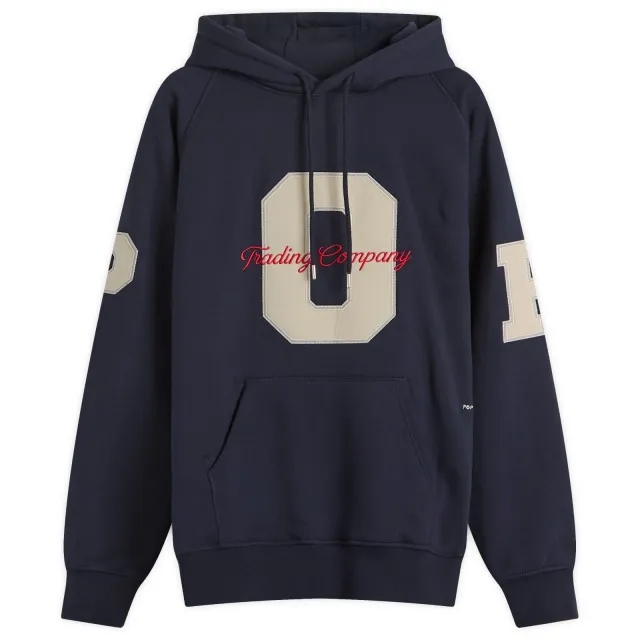 Pop Trading Company Men's Football Hoodie Navy