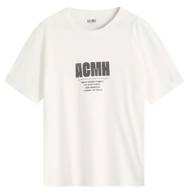 ACMH by Magic Castles Men's Printed T-Shirt Off White
