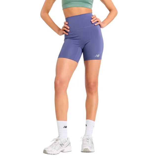 New Balance Script High Waist Short Leggings