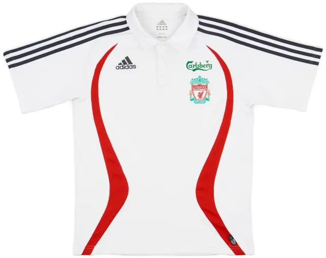 2006-07 Liverpool adidas Polo Shirt - 8/10 - (S/M)