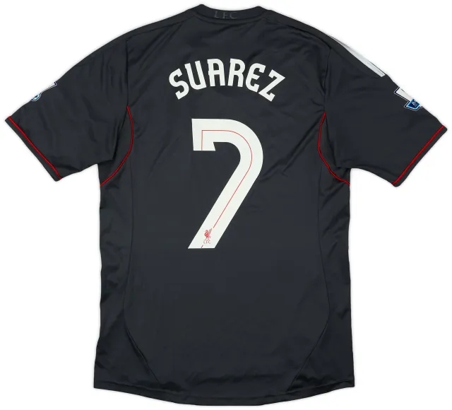 adidas 2011-12 Liverpool Away Shirt Suarez #7 - 6/10 - (M)