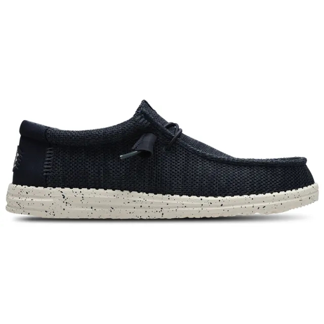 HEYDUDE Wally Stretch Sox Men Shoes - Blue