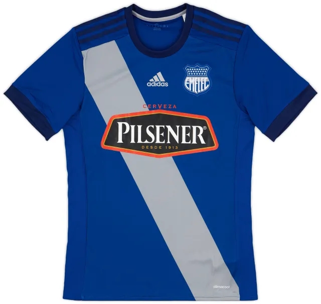 adidas 2017 Emelec Home Shirt - 9/10 - (S)
