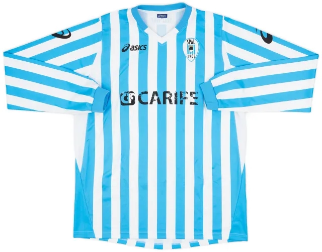 Asics 2009-10 SPAL Home L/S Shirt - 5/10 - (XL)