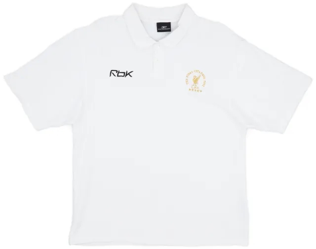 2005-06 Liverpool 'Istanbul 2005' Reebok Polo Shirt - 9/10 - (L)