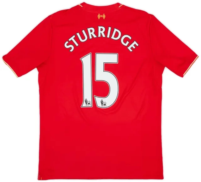 NewBalance 2015-16 Liverpool Home Shirt Sturridge #15 - 7/10 - (M)