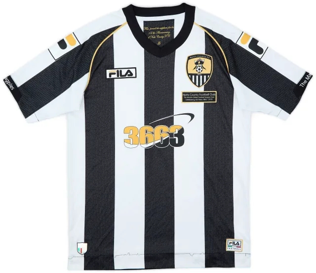 Fila 2012-13 Notts County Home Shirt - 7/10 - (L.Boys)