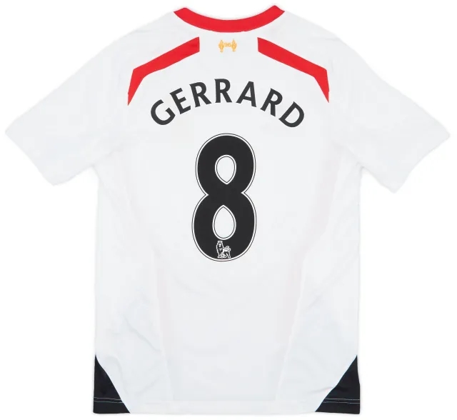 2013-14 Liverpool Away Shirt Gerrard #8 - 7/10 - (S)