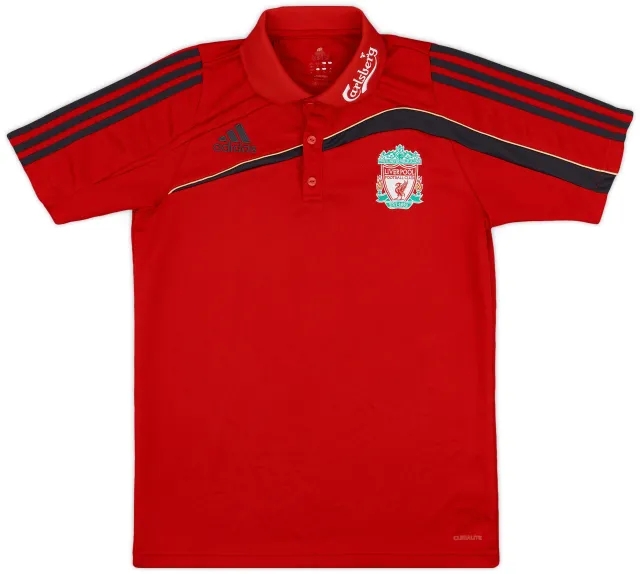 2009-10 Liverpool adidas Polo Shirt - 9/10 - (S)