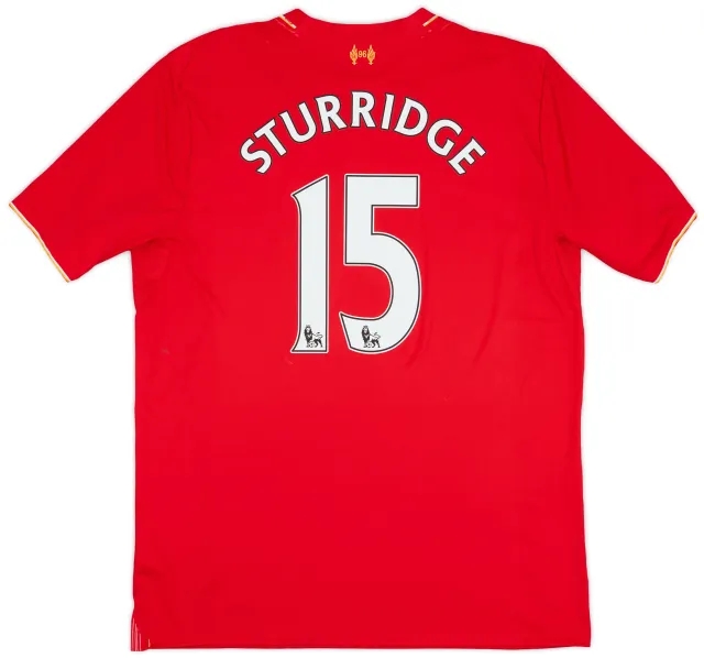 NewBalance 2015-16 Liverpool Home Shirt Sturridge #15 - 7/10 - (XL)