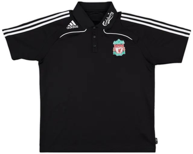 2008-09 Liverpool adidas Polo Shirt - 9/10 - (L)