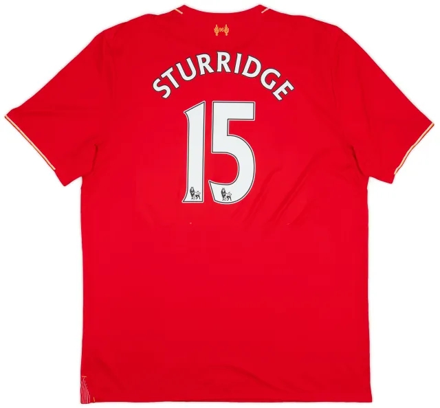 NewBalance 2015-16 Liverpool Home Shirt Sturridge #15 - 6/10 - (3XL)