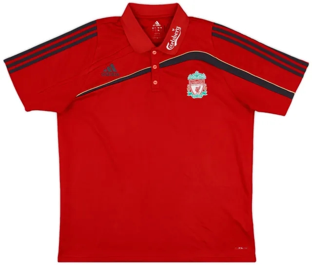 2009-10 Liverpool adidas Polo Shirt - 8/10 - (XL)