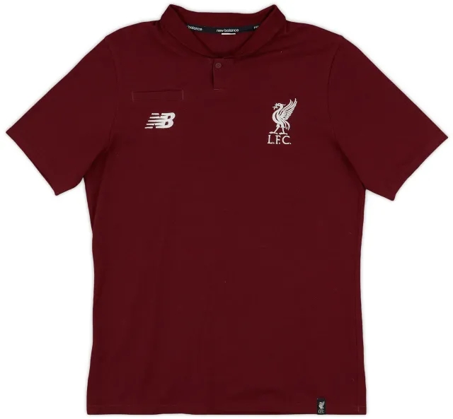 2018-19 Liverpool New Balance Polo Shirt - 10/10 - (S)