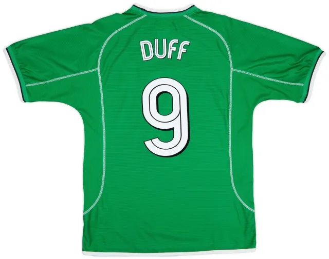 Umbro 2001-03 Ireland Home Shirt Duff #9 - 5/10 - (M)
