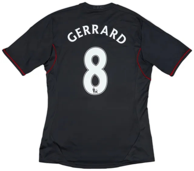 adidas 2011-12 Liverpool Away Shirt Gerrard #8 - 7/10 - (M)