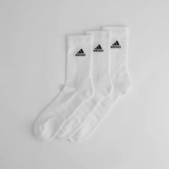 Manchester United x adidas Essentials Cushioned Crew Socks 3 Pack White/White/White