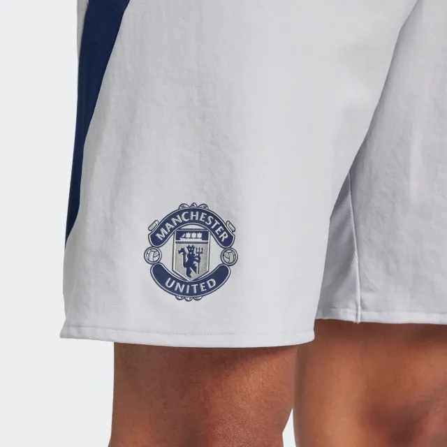 adidas Manchester United 24/25 Mens Away Authentic Shorts Grey