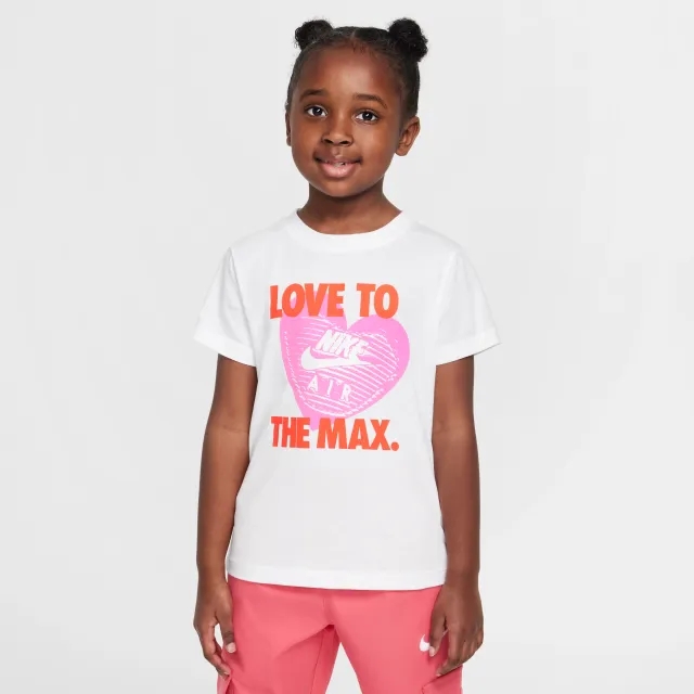 Nike Younger Kids' Lover to the Max Graphic T-Shirt - White