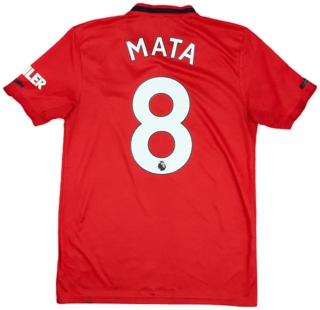 adidas 2019-20 Manchester United Home Shirt Mata #8 - 3/10 - (S)