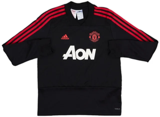 2018-19 Manchester United adidas Drill Top - 10/10 - (M.Boys)