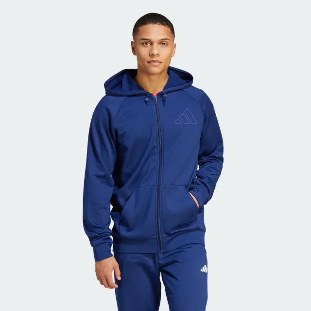 adidas Game and Go Small Logo Training Full-Zip Hoodie