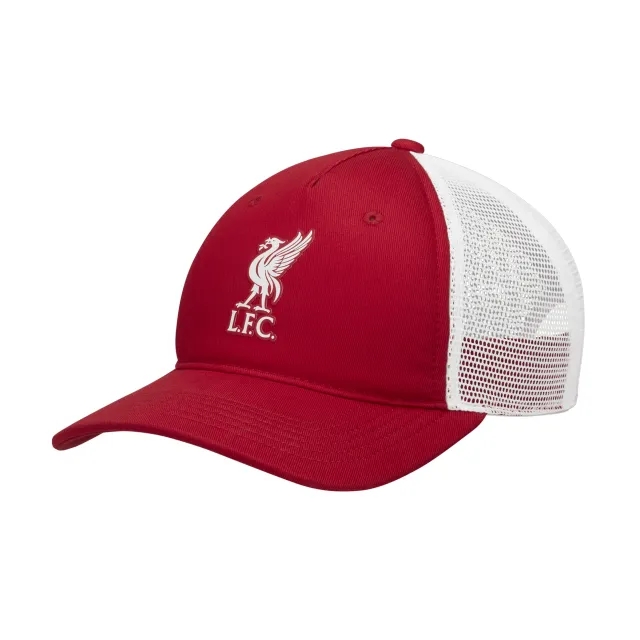 Liverpool F.C. Rise Older Kids' Nike Football Trucker Cap - Red - Cotton