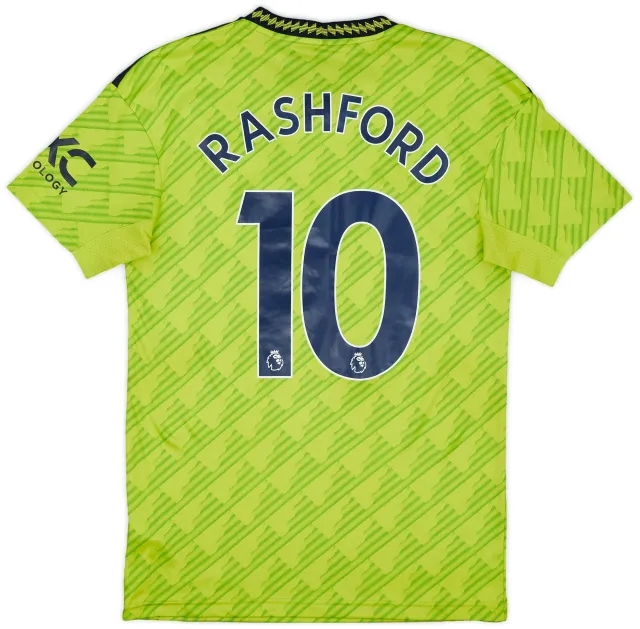 adidas 2022-23 Manchester United Third Shirt Rashford #10 - 7/10 - (S)