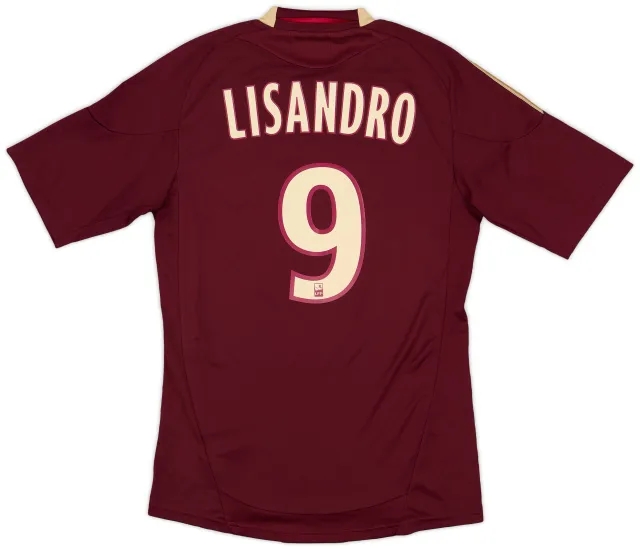 adidas 2010-11 Lyon Away Shirt Lisandro #9 - 8/10 - (S)