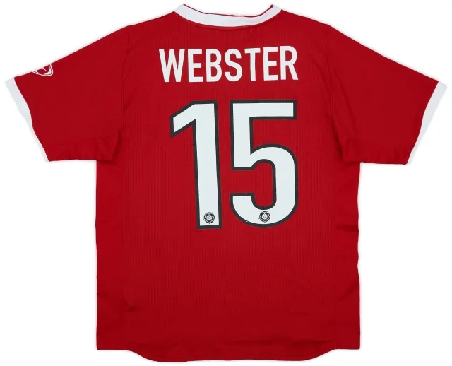 Nike 2006-08 York City Home Shirt Webster #15 - 9/10 - (XL.Boys)