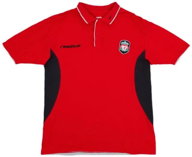 2002-04 Liverpool Reebok Polo Shirt - 8/10 - (M)