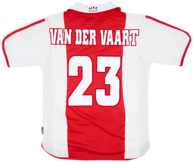 adidas 2000-01 Ajax Centenary Home Shirt Van Der Vaart #23 - 9/10 - (M)