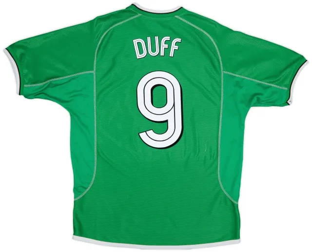 Umbro 2001-03 Ireland Home Shirt Duff #9 - 5/10 - (L)