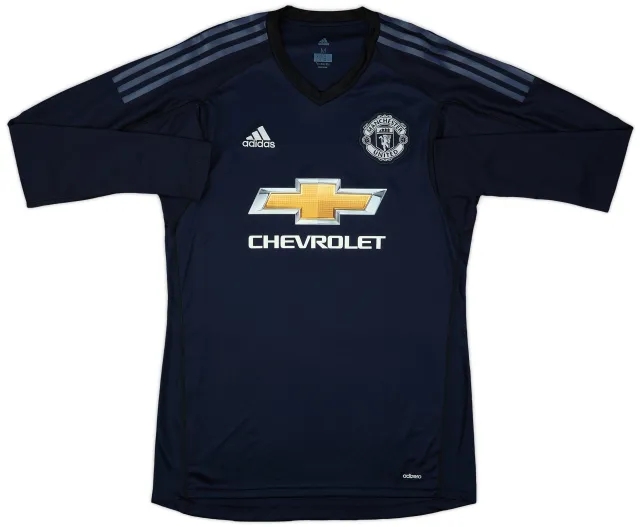 adidas 2017-18 Manchester United GK Shirt - 10/10 - (M)