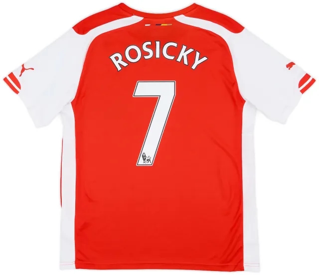 Puma 2014-15 Arsenal Home Shirt Rosicky #7 - 10/10 - (M)