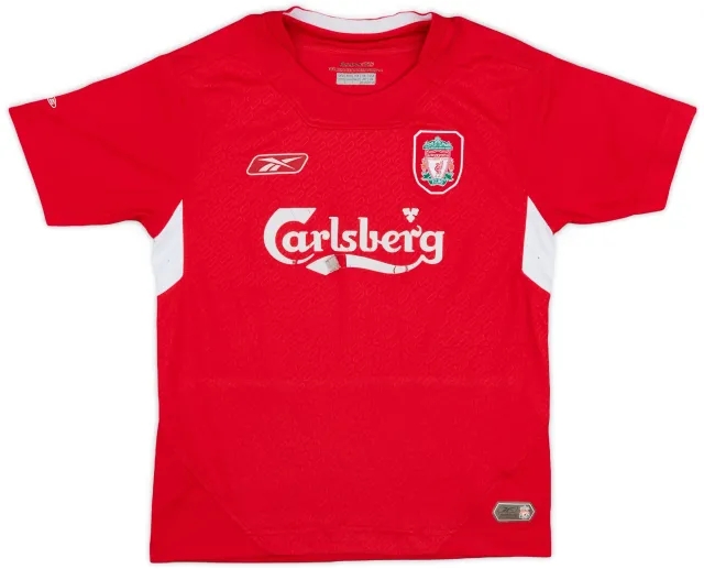 Reebok 2004-06 Liverpool Home Shirt - 5/10 - (M.Boys)