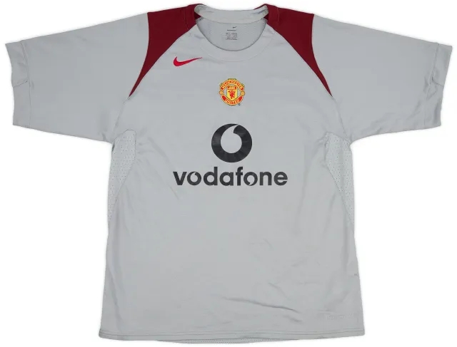 2005-06 Manchester United Nike Training Shirt - 6/10 - (L)