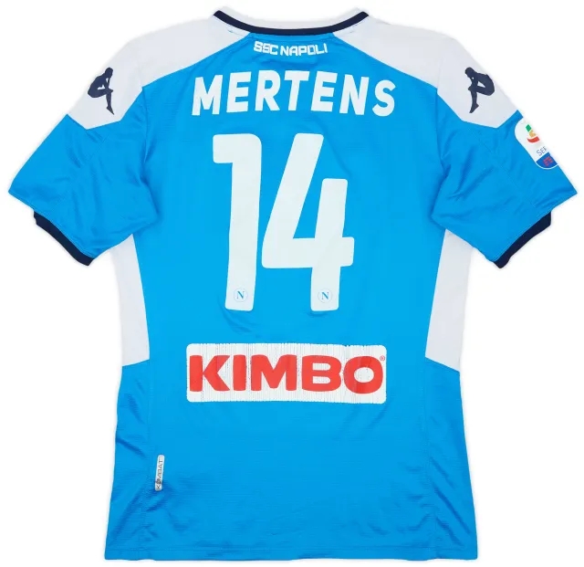 Kappa 2019-20 Napoli Home Shirt Mertens #14 - 5/10 - (M)