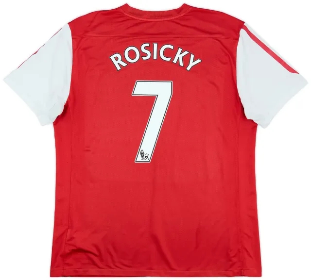 Nike 2011-12 Arsenal Home Shirt Rosicky #7 - 7/10 - (L)