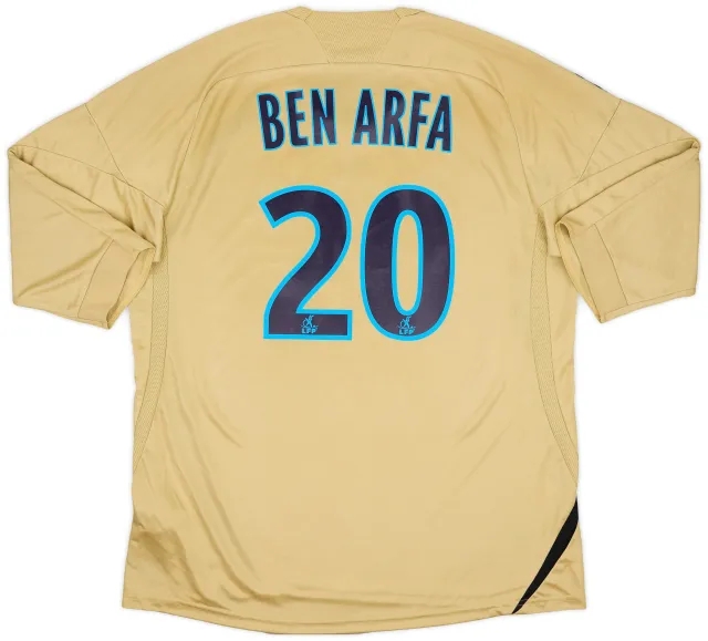 adidas 2008-09 Olympique Marseille Third Shirt Ben Arfa #20 - 7/10 - (XL)