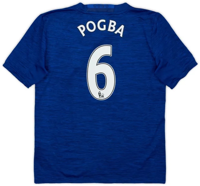 adidas 2016-17 Manchester United Away Shirt Pogba #6 - 9/10 - (S.Boys)