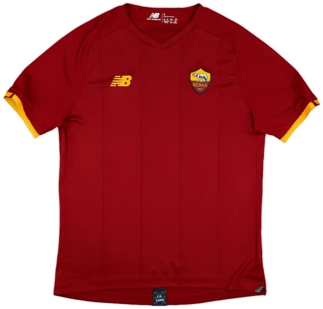 NewBalance 2021-22 Roma Home Shirt - 8/10 - (L)
