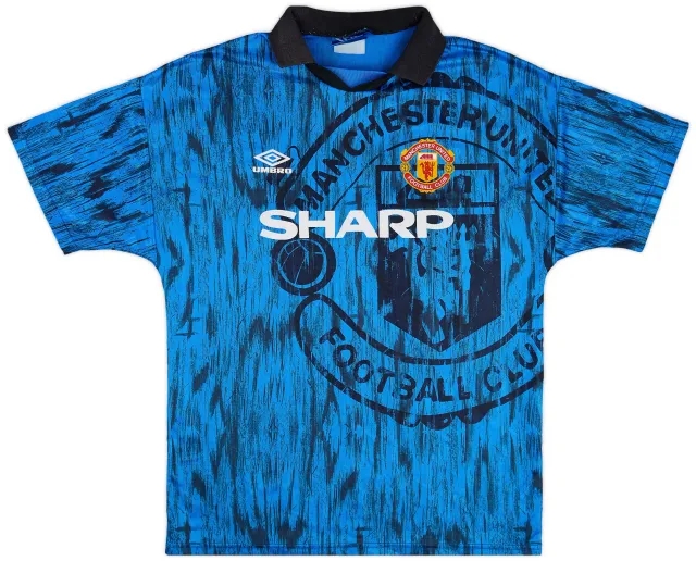 Umbro 1992-93 Manchester United Away Shirt - 8/10 - (L)