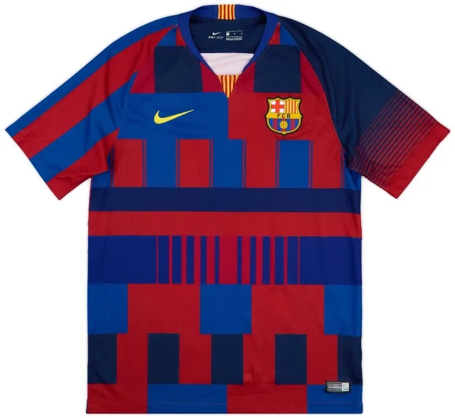 2018-19 Barcelona Nike Mash Up Training Shirt - 7/10 - (M)