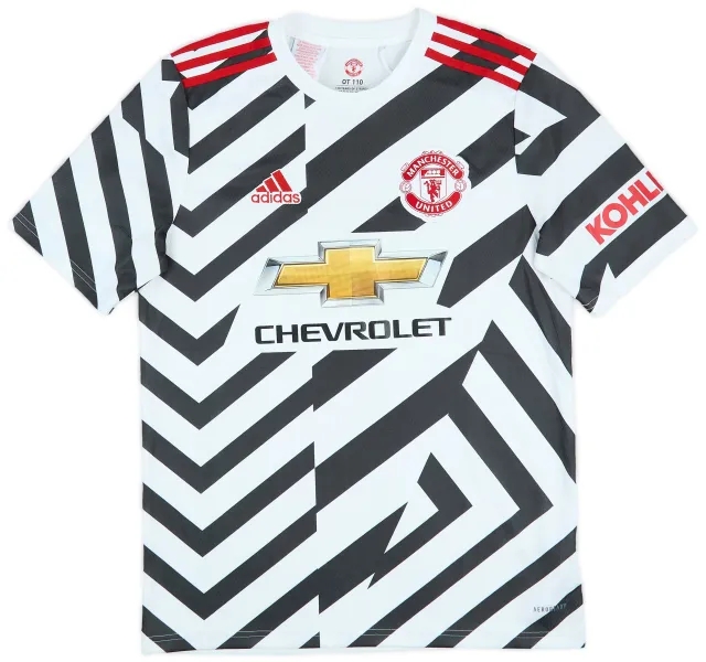 adidas 2020-21 Manchester United Third Shirt - 8/10 - (XL.Boys)