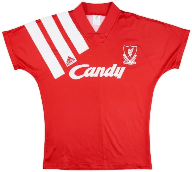 adidas 1991-92 Liverpool Home Shirt - 7/10 - (S)