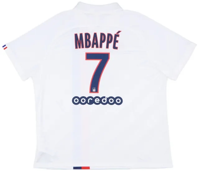 Nike 2019-20 Paris Saint-Germain Third Shirt Mbappe #7 - 10/10 - (XXL)