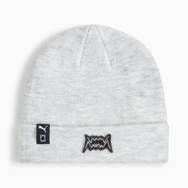 PUMA Basketball Beanie Hat, Light Grey Heather
