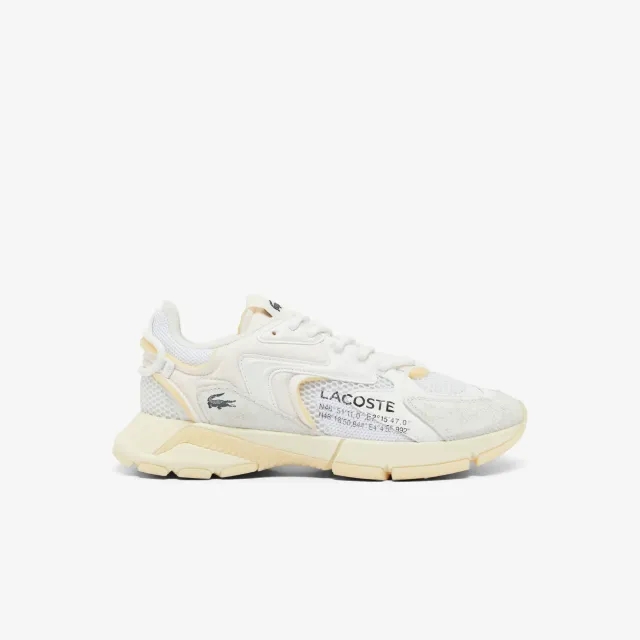Lacoste Men's L003 Neo Sneakers - White & Light Yellow