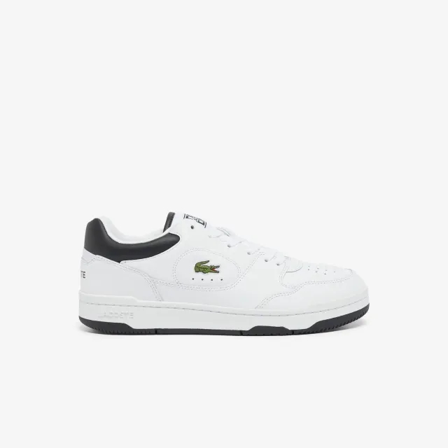 Lacoste Men's Linedrive Leather Sneakers - White & Black